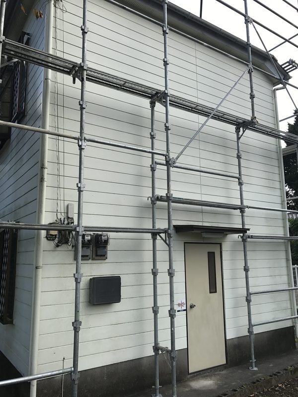 朝倉市K様、事務所、屋根、外壁塗装