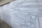 久留米市車庫、外壁塗装、折板屋根塗装