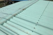 久留米市N様倉庫外壁塗装、折板屋根塗装