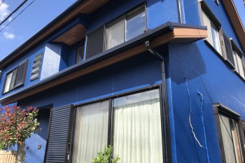 朝倉市外壁塗装、屋根塗装の施工後画像